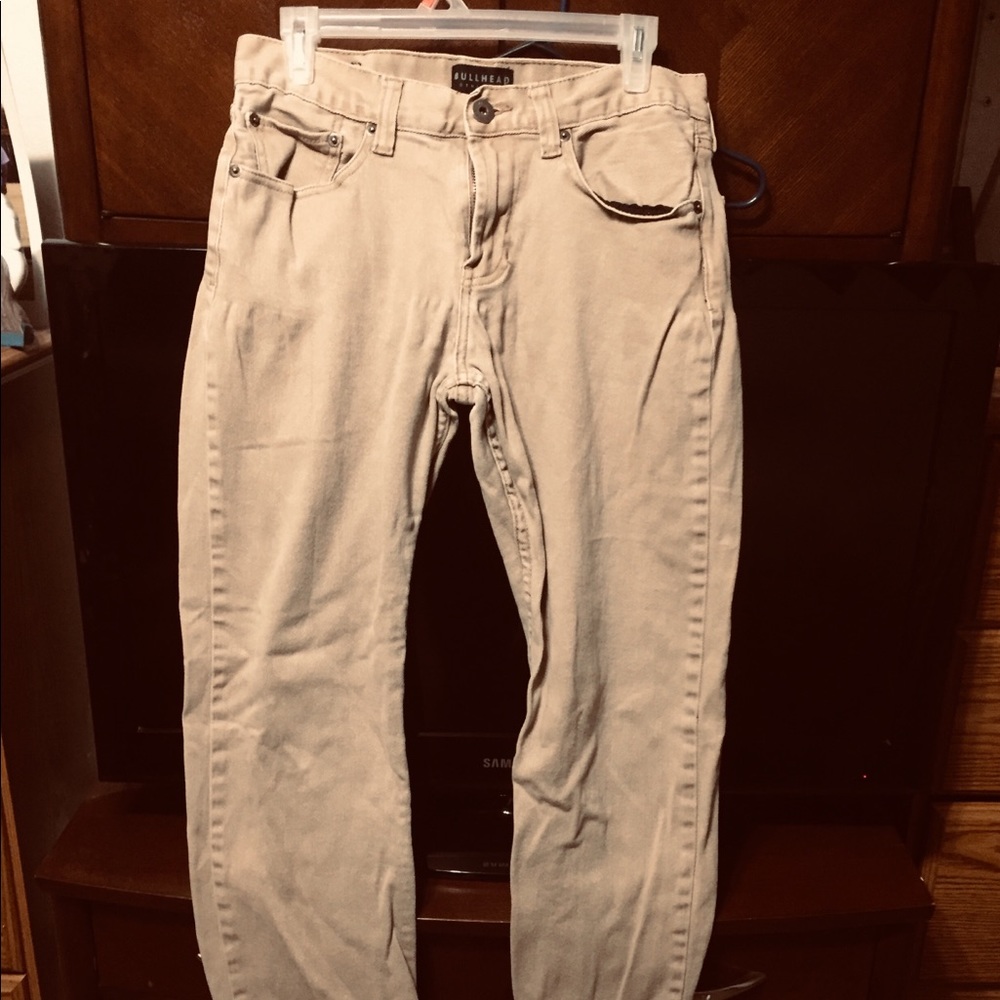 Bullhead tan jeans.  31x30